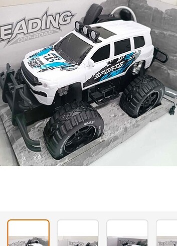  Uzaktan kumandalı araba.şarjlı off road jeep.büyük boy.30 cm.