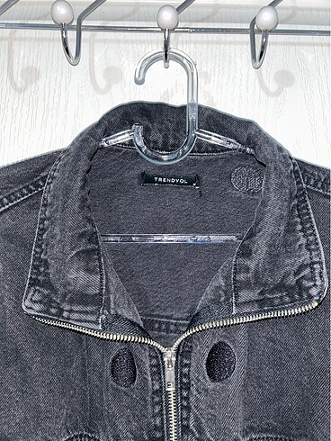 m Beden SİYAH DENIM CEKET