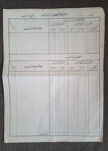 Osmanlıca Gümrük Evrakı - Görsel 2