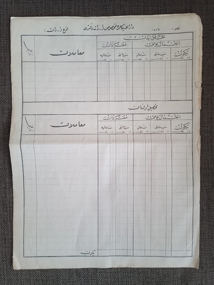 Osmanlıca Gümrük Evrakı - Görsel 2