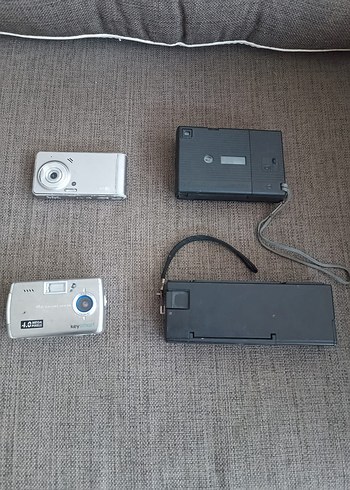 Gri Renkli Dijital ve Film Kameralar Seti - Görsel 2