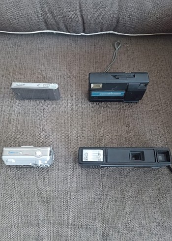 Gri Renkli Dijital ve Film Kameralar Seti - Görsel 4