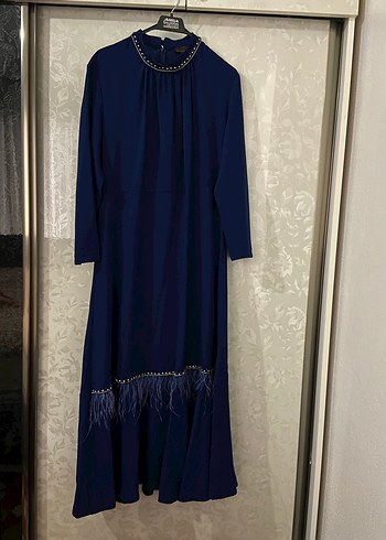 Mavi Uzun Kollu Drapeli Kadın Bluz - Görsel 4