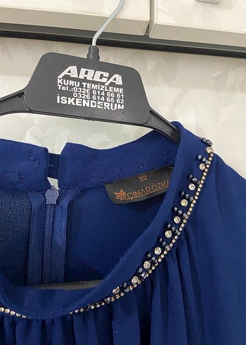 Mavi Uzun Kollu Drapeli Kadın Bluz - Görsel 7