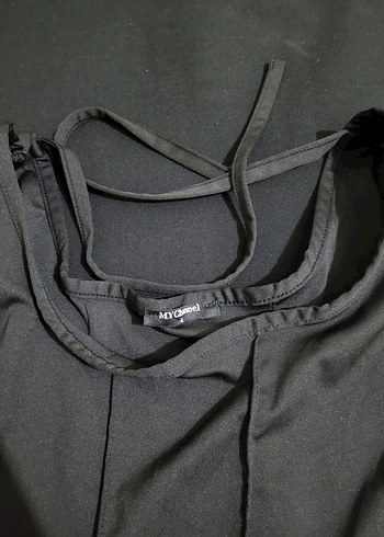 siyah Kadın Uzun Kollu Fitted Bluz - Görsel 3