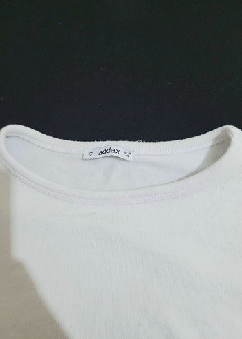 Kadın Beyaz Kısa Kollu Tişört - Görsel 3