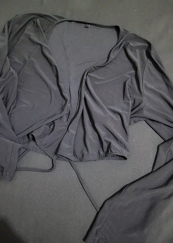 siyah v yaka   Salaş Kadın bluz - Görsel 2