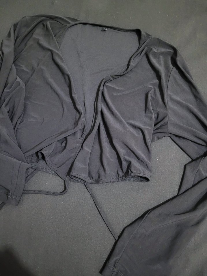 siyah v yaka   Salaş Kadın bluz - Görsel 2