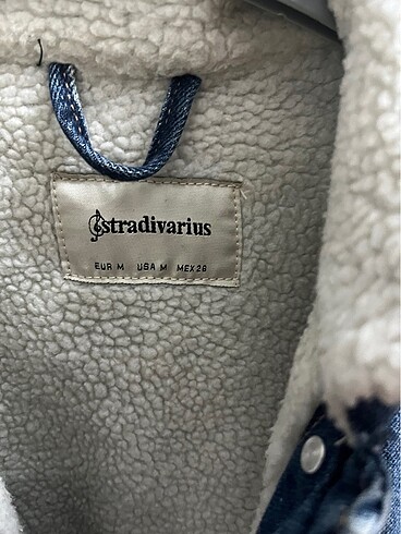 m Beden mavi Renk Stradivarius kot ceket