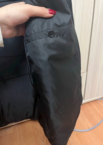 Siyah Erkek Fermuarlı Yelek - Görsel 2