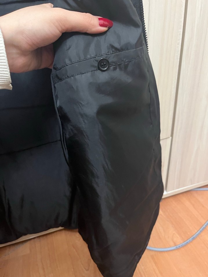 Siyah Erkek Fermuarlı Yelek - Görsel 2