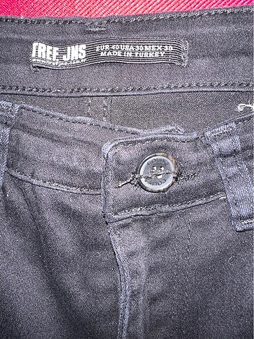40 Beden siyah Renk Tref marka jeans 40 beden
