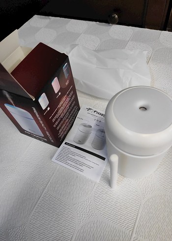 Beyaz Mini Hava Temizleyici ve Nemlendirici - Görsel 3