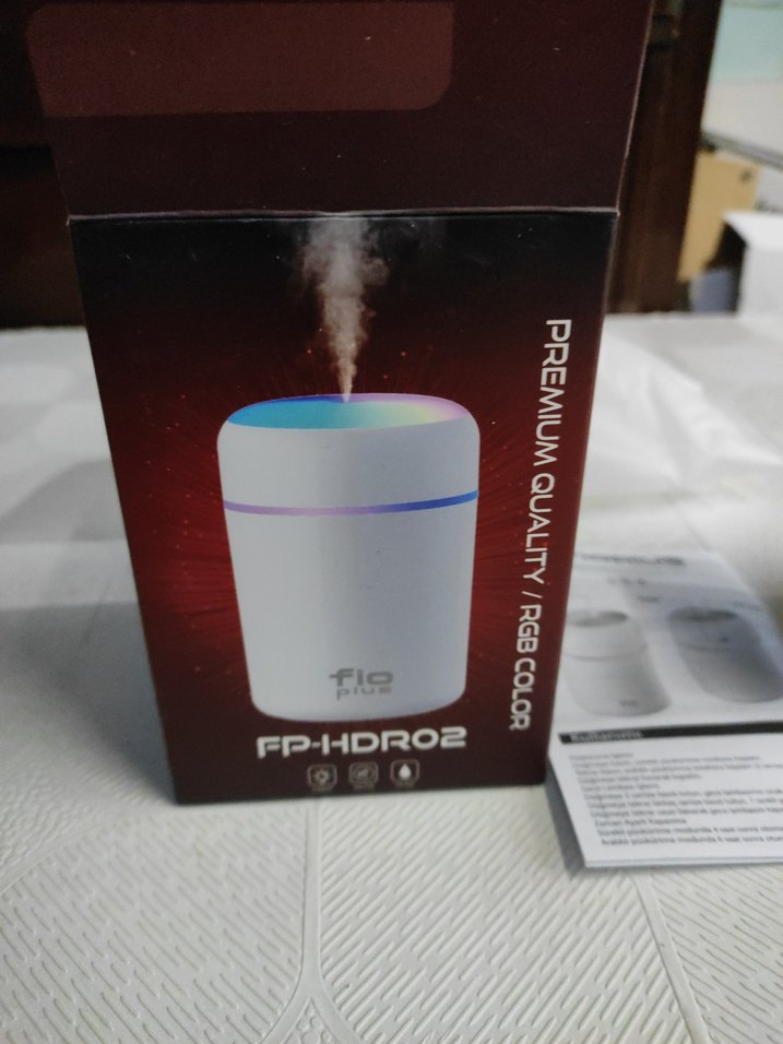 Beyaz Mini Hava Temizleyici ve Nemlendirici - Görsel 2