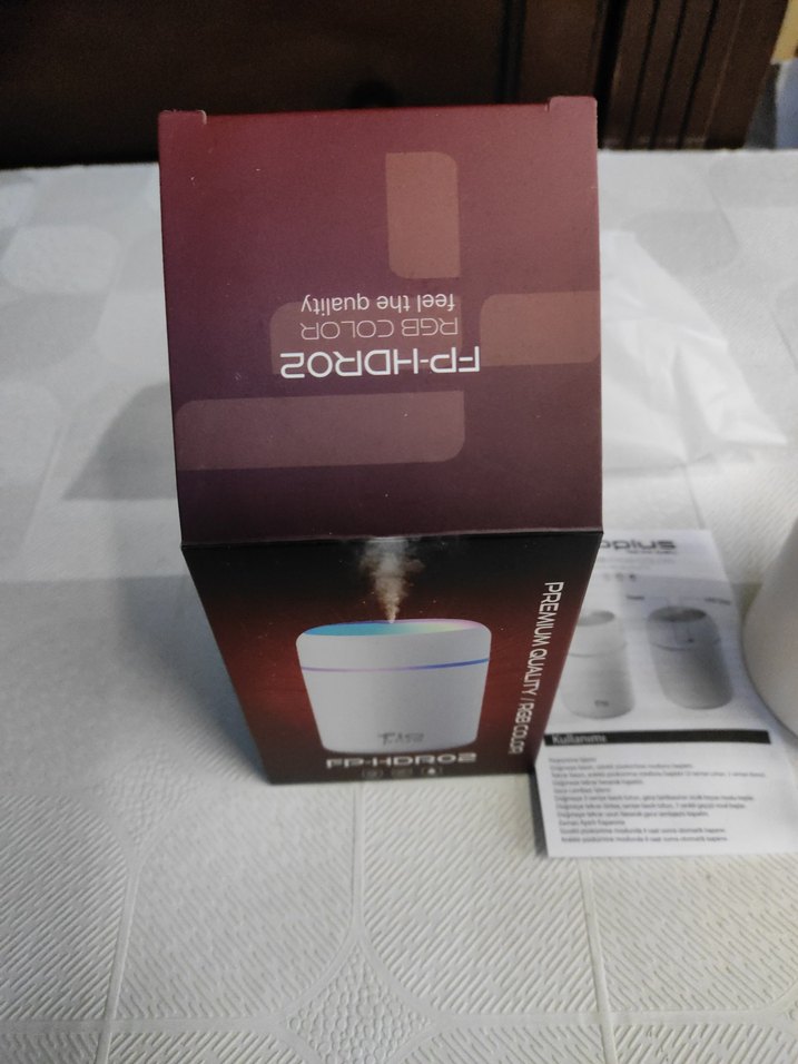 Beyaz Mini Hava Temizleyici ve Nemlendirici - Görsel 4