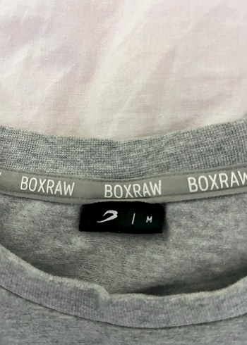 Gri Kısa Kollu Crop Top - Görsel 2