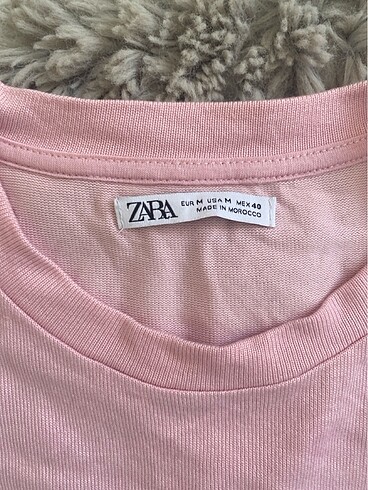 m Beden pembe Renk Zara tshirt