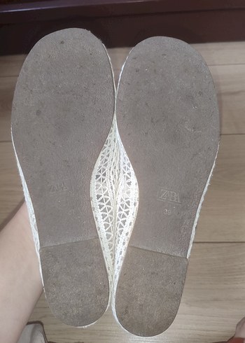 Beyaz Dantel Detaylı Bohem Kadın Espadril - Görsel 4