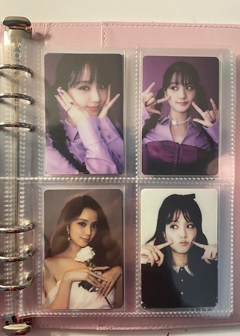 Jisoo orjinal amortage, me, born pink the girls pc pob - Görsel 13