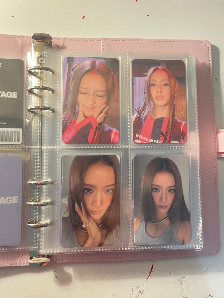 Jisoo orjinal amortage, me, born pink the girls pc pob - Görsel 3