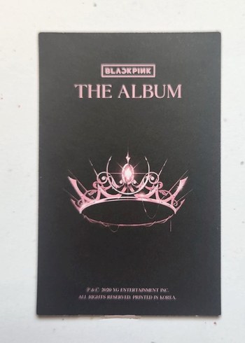 Jisoo the album orjinal pc - Görsel 2