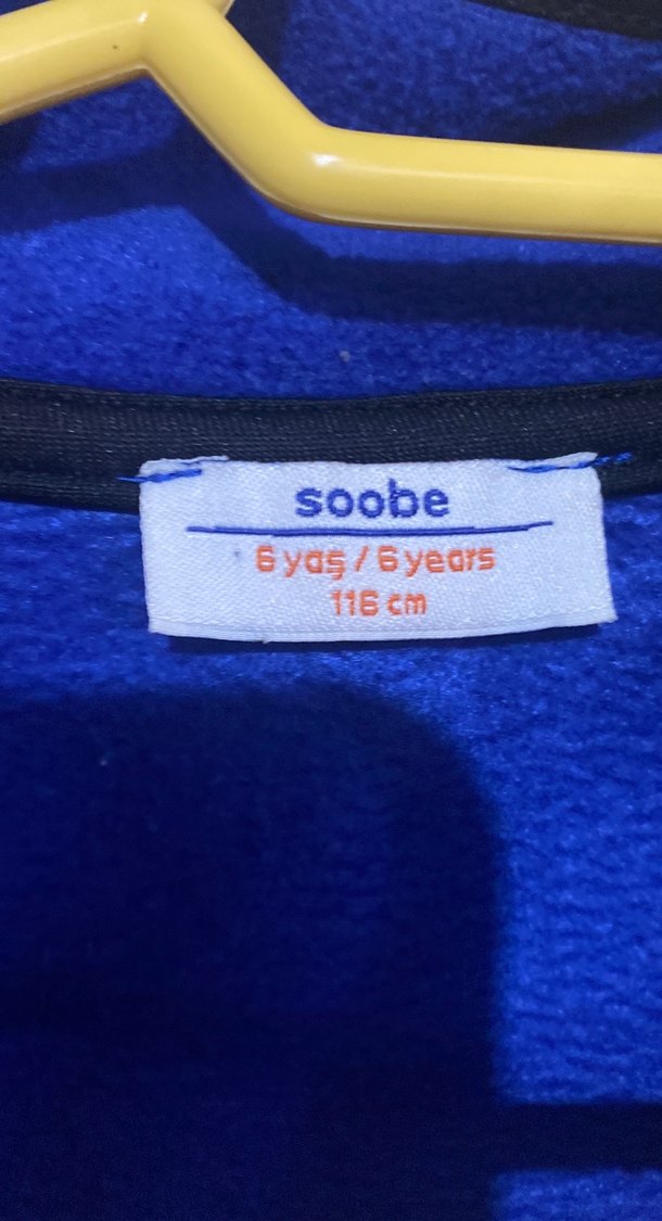 Erkek Çocuk Siyah Mavi Fermuarlı Ceket - Görsel 3