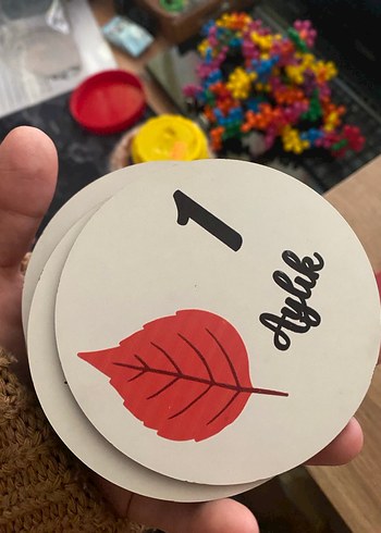 Bebek ay kartları - Görsel 2