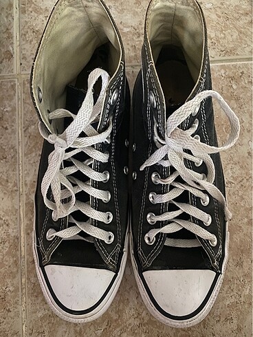 Converse Siyah converse 39,5 numara