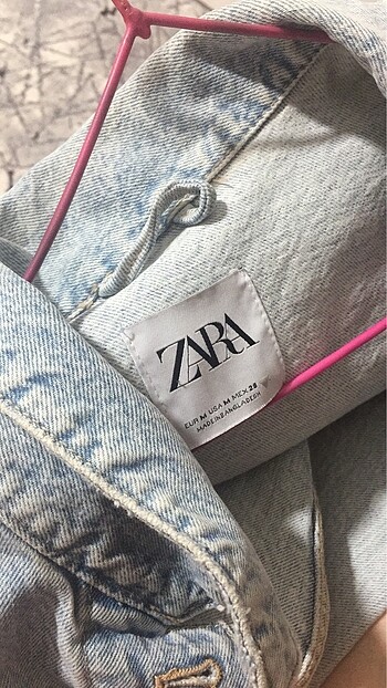m Beden mavi Renk Zara ceket oversize