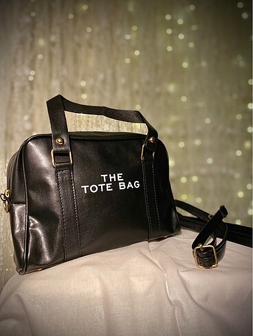 The tote bag siyah çanta