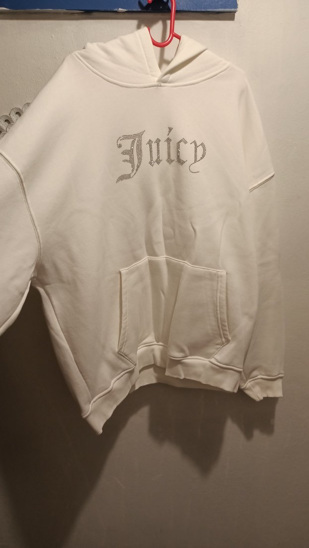 Beyaz Juicy yazılı sweatshirt - Görsel 3
