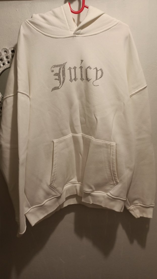 Beyaz Juicy yazılı sweatshirt - Görsel 2
