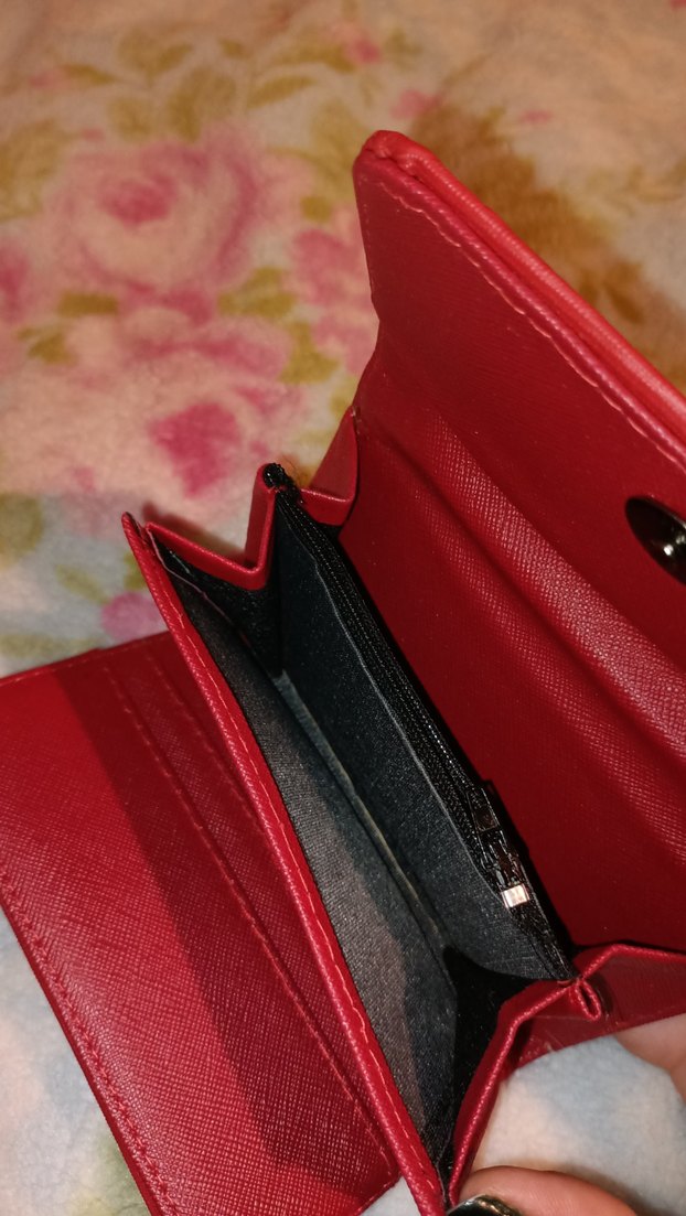 Bordo Kadın Cüzdan - Görsel 4