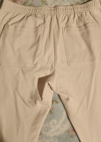 Bej Erkek Yazlık Jogger Eşofman - Görsel 3