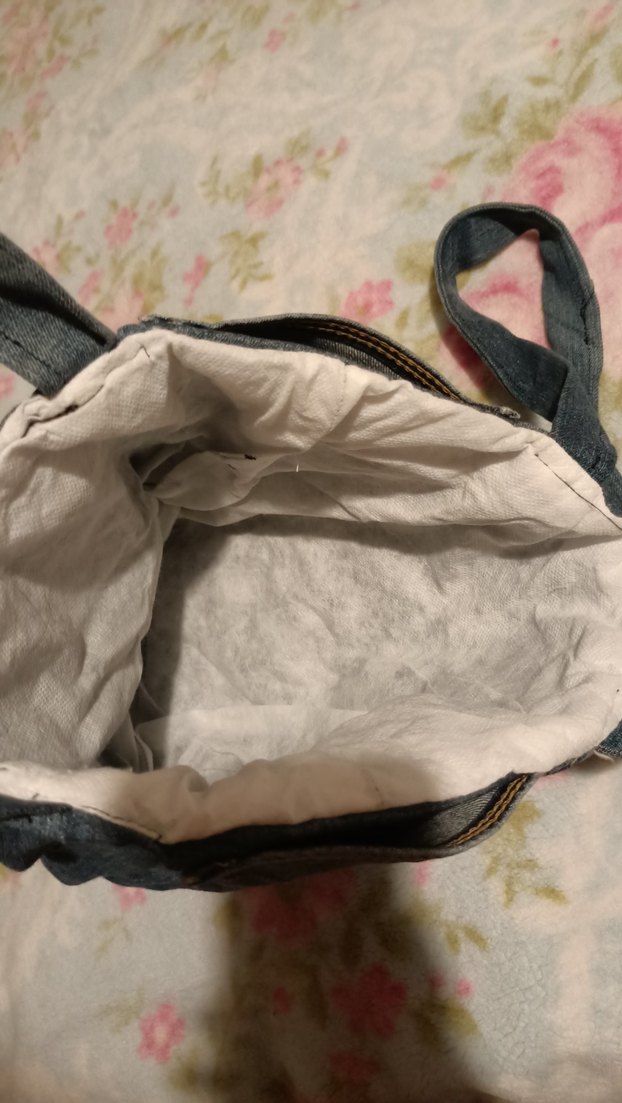 Mavi Kot Omuz Çantası - Görsel 3