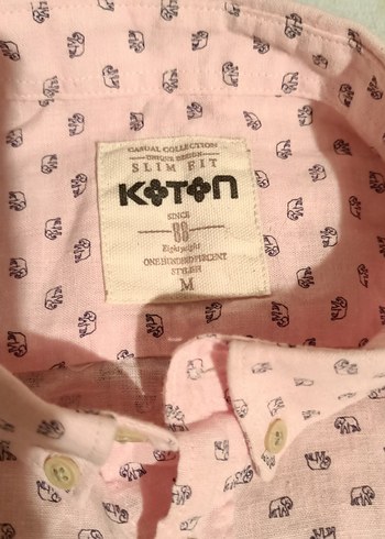 Pembe Fil Desenli Gömlek - Görsel 2