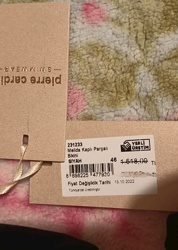 Siyah Pierre Cardin bikini takımı - Görsel 3