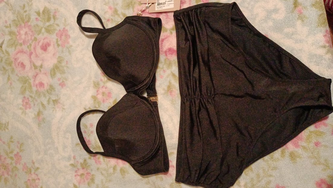 Siyah Pierre Cardin bikini takımı - Görsel 2