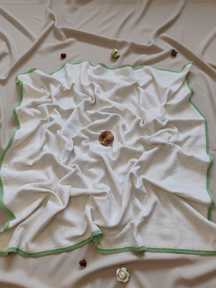 Desenli Müslin + Pazen Bebek Battaniyesi - Görsel 5