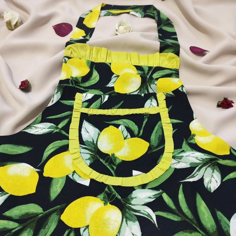 Çift Kat Desenli Mutfak önlüğü - Görsel 2