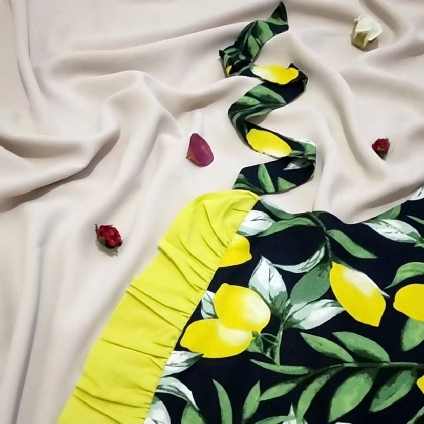 Çift Kat Desenli Mutfak önlüğü - Görsel 3