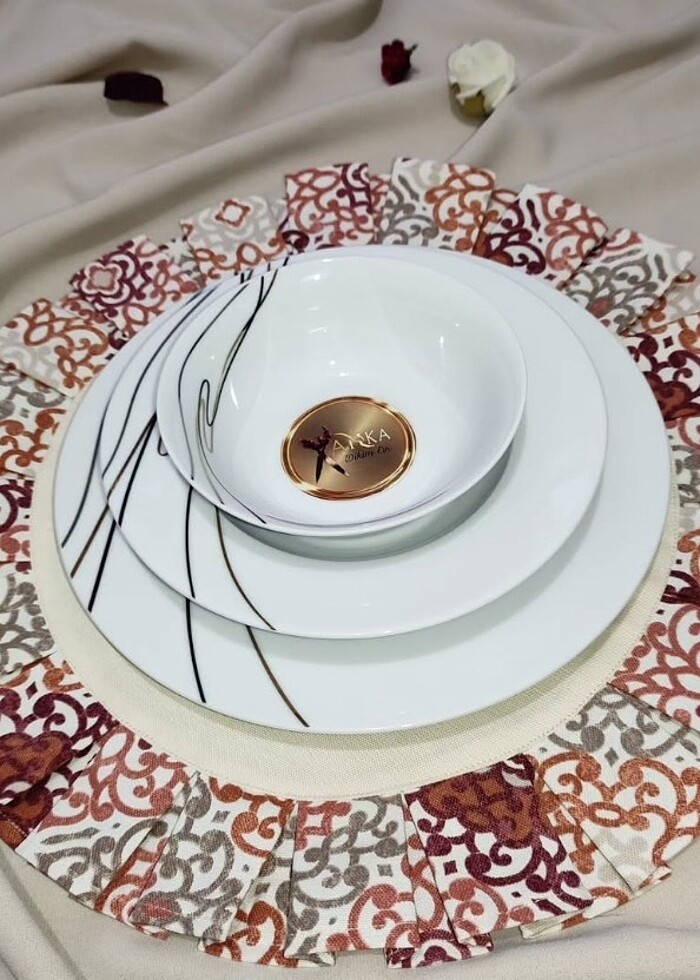 American servis - Servis takımı - Sunumluk - Supla - Çeyizlik - Görsel 3