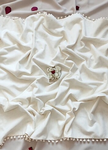 Bebek battaniyesi - Pazen battaniye - müslin battaniye - Çift ta - Görsel 3