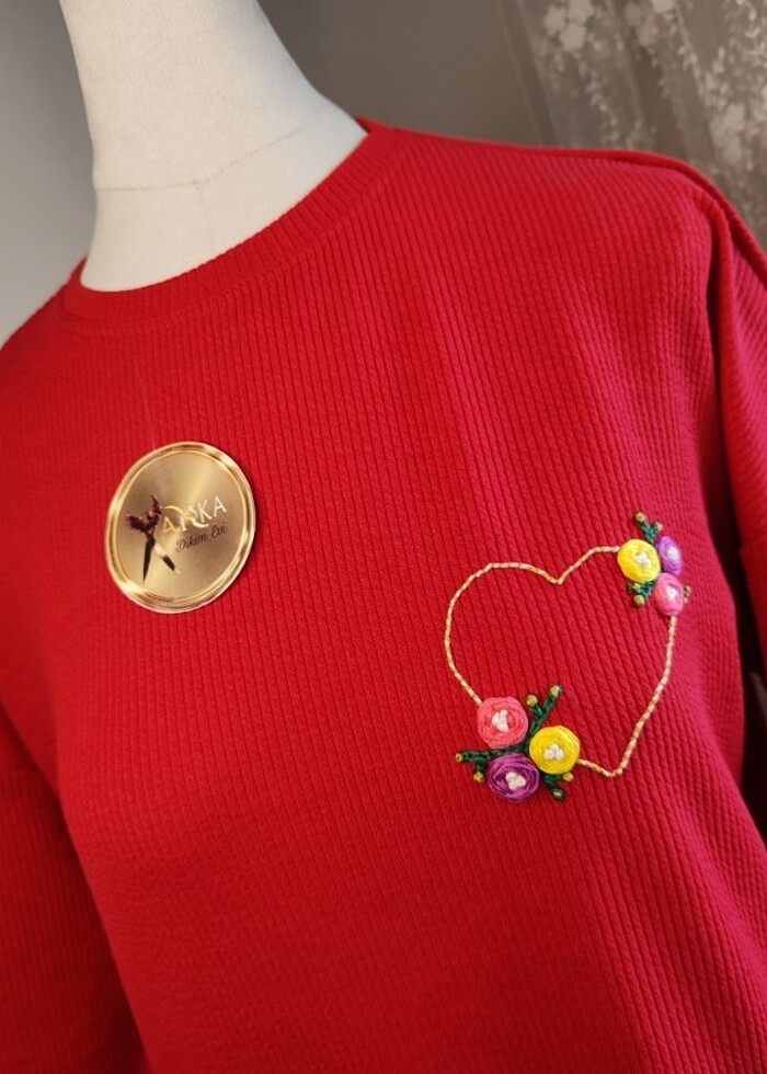 Düşük kollu tunik - Görsel 3