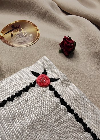 Nakışlı kahve sunum peçeteleri - Görsel 6