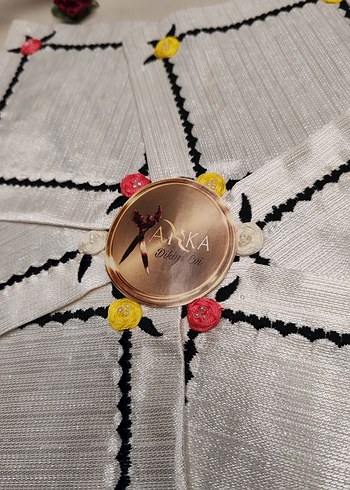 Nakışlı kahve sunum peçeteleri - Görsel 7