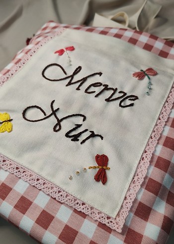 Nakışlı Dantel Detaylı Kadın Çanta - Görsel 4