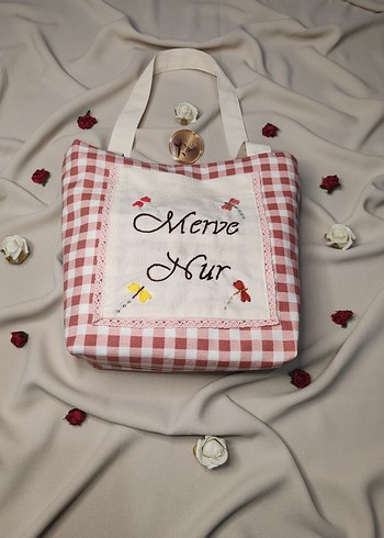 Nakışlı Dantel Detaylı Kadın Çanta - Görsel 2