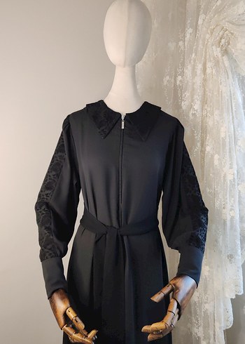 40-42 Beden Tesettür Ferace - Görsel 2