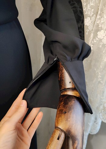 40-42 Beden Tesettür Ferace - Görsel 4